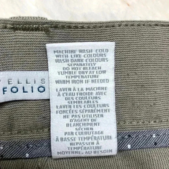 Perry Ellis  Portfolio Dress Pants Grey Size 36 - Picture 10 of 16